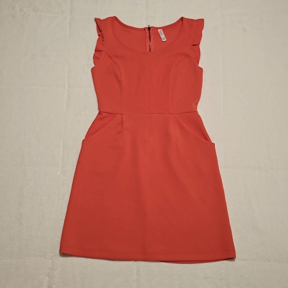 Ruffle Sleeve Dress